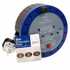 2 Way Extension Lead 5M Reel
