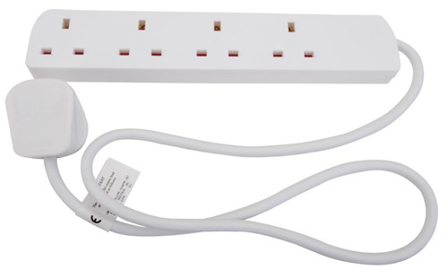 Way extension lead 13a - 4, 1m