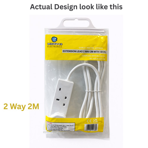 Way extension lead 13a - 13a, uk