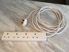 5m Extension Lead 4 Way UK