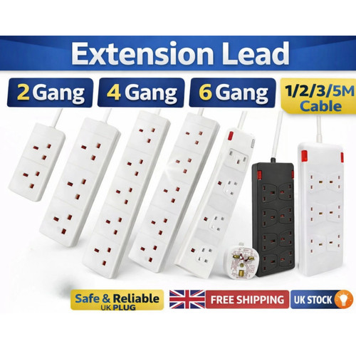 Extension lead 8 gang - extension,