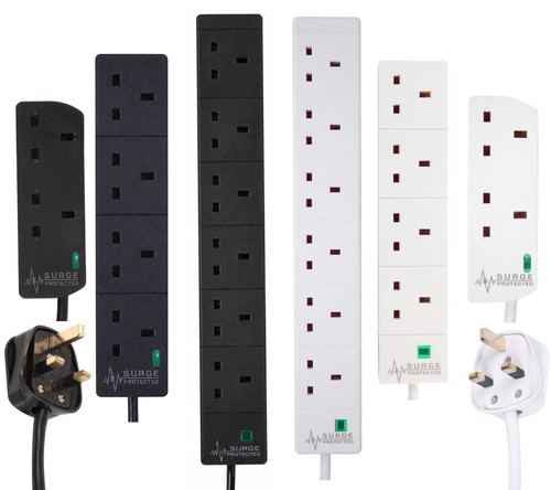 Extension lead surge protected - extension,