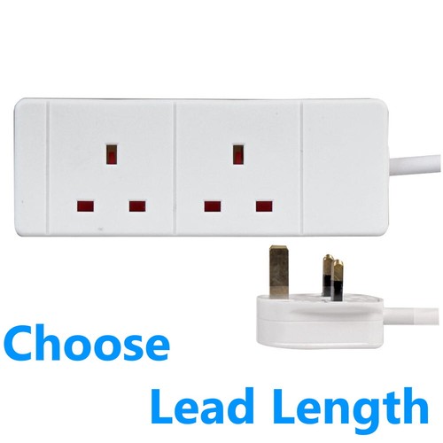 Way extension lead two gang - way,