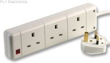 UK EXTENSION LEAD 3 way 2