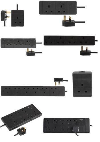 Extension lead cable - lead, black