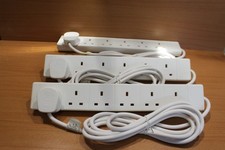 Mains Extension lead 6way 3m -