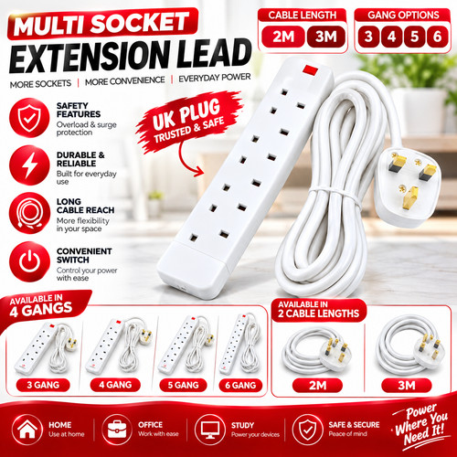Extension lead mains - extension,