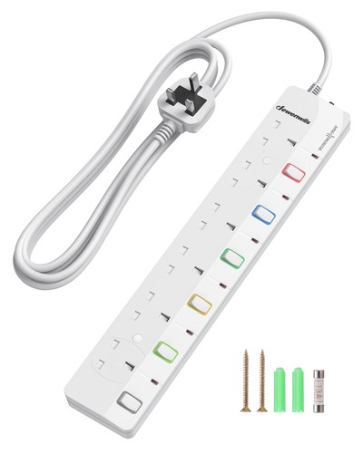 6way extension lead with - 6way,