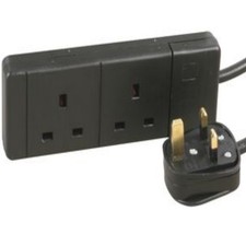 10M Extension Lead TWIN Socket