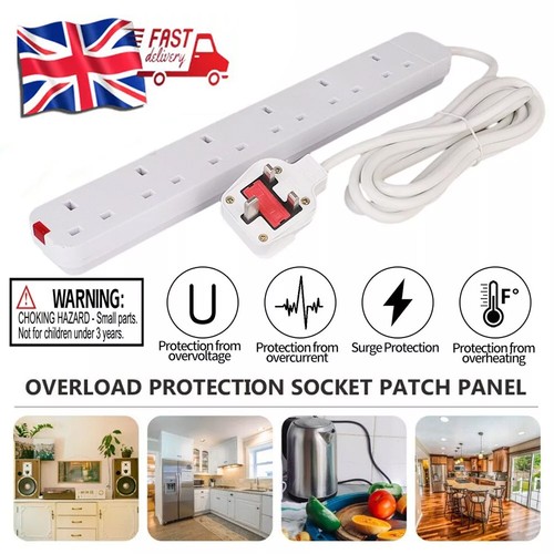 Mains plug power extension - plug,